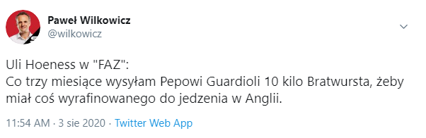 Tak były prezes Bayernu DBA o Guardiolę xD